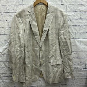 NWT Ralph Lauren black label 100% linen blazer- 48 long